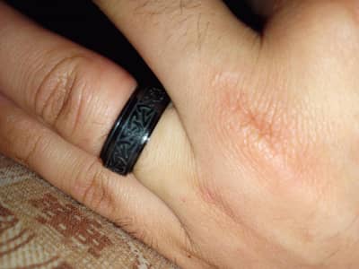 Black gol double Ring gumna wali