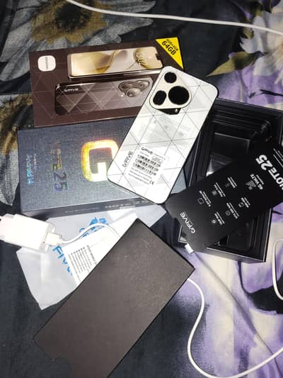 4+6GB Ram Note 25 64GB With Complete Box