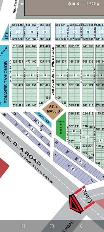 Saadi Garden Commercial Plot For Sale