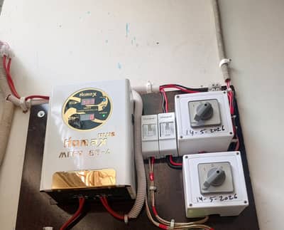 Urgent sale 03002749366 Mppt 3 Month Warranty & Breakers new system