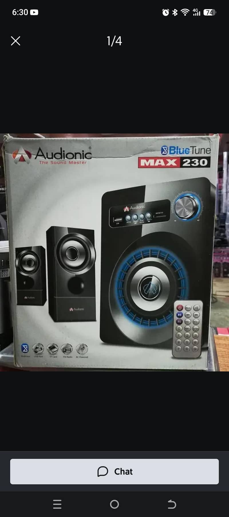 audionic speaker max 230 3