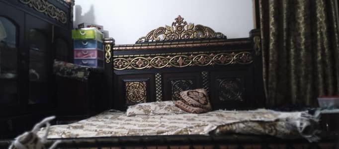 double bed side table dressing bartenalarmari