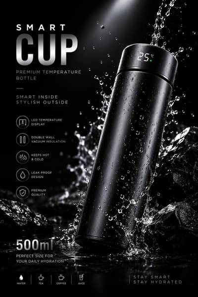 smart digital water bottle