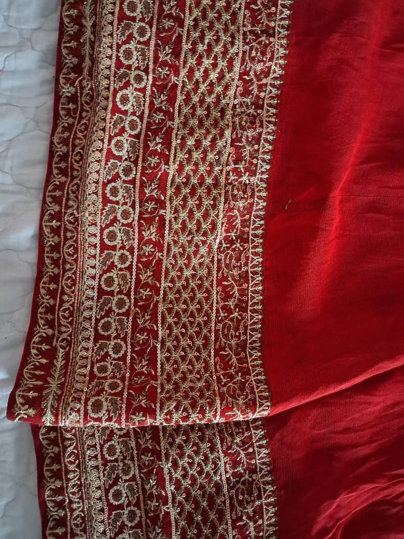 Red flared maxi 4