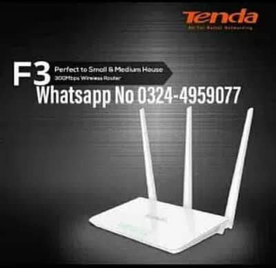 Tenda F3 Wireless Router 300Mbps - Like New