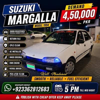 Suzuki Margalla Ready to drive highway Coure, mehran, cultus