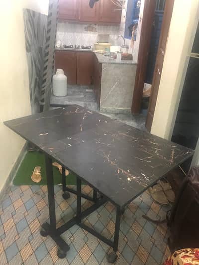 Folding Table|Marble design Table|Dining Table |Center table