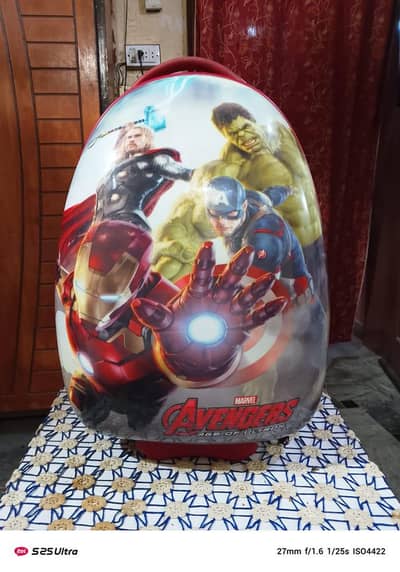 kids Marvel avengers hard shell travel trolley bag school bag