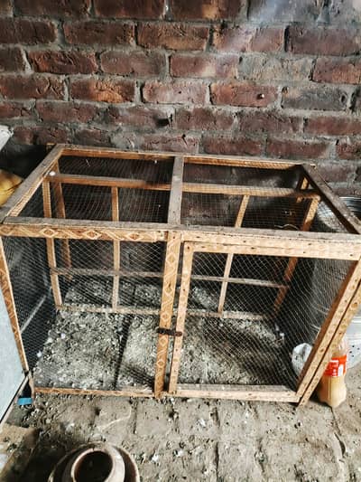 Wooden cage