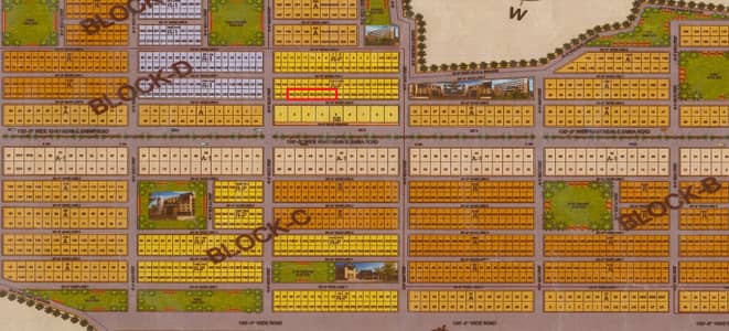Plot For Sale Blk D, W\O, Ready to Possession Saima Arabian Villas North Karachi