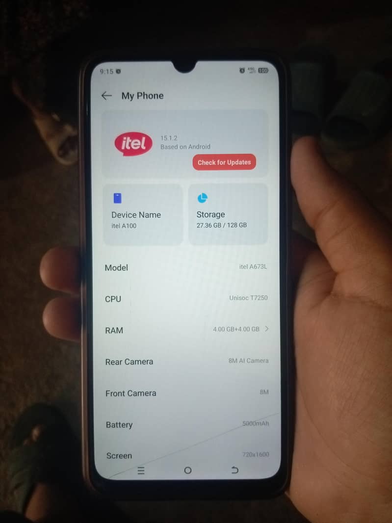 Itel Value 100 0