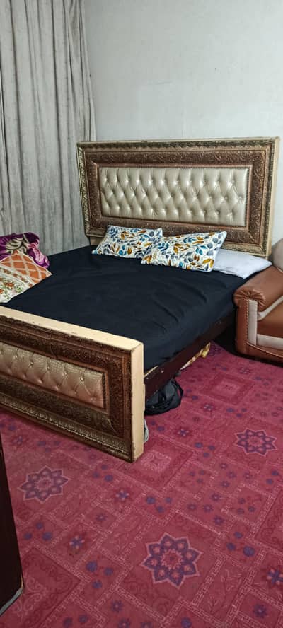 King Size Used Double Bed for sale