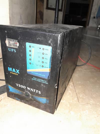 Max Power 1500 watts