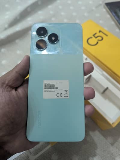 Realme C51 4GB+64GB Complete Box For Sale