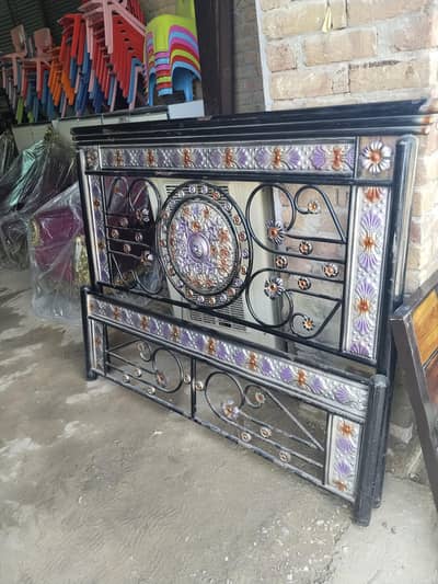 rod iron bed / iron bed for sale  rod iron bed for sale
