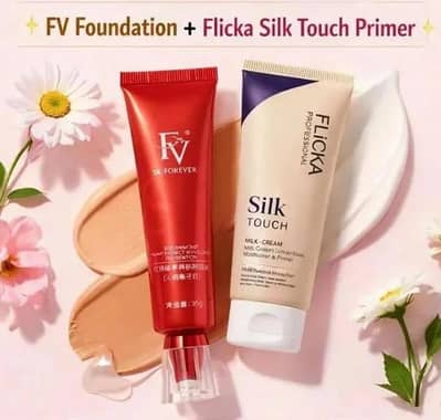 FV Foundation + Flicka Silk Touch Primer (2 in 1 Deal)