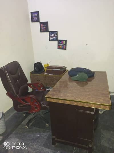 Office Table,Chair for Sale – Like New Condition, Strong & Clean