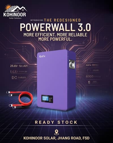 knox Hybrid Inverter 4kw, 6kw, 8kw, 10kw, 24V 100 Ah Lithium Battery