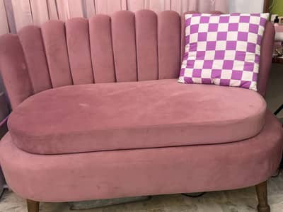 Pretty pink sofa 2 seater for urgent sale