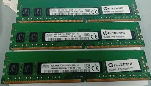 SK Hynix 4GB DDR4 1Rx8 PC4-2133P-UA1-10 HMA451U6AFR8N-TF Desktop RAM