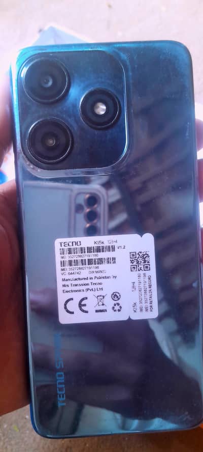 tecno spark 10c 4+4=8 gb 128gb pta approved