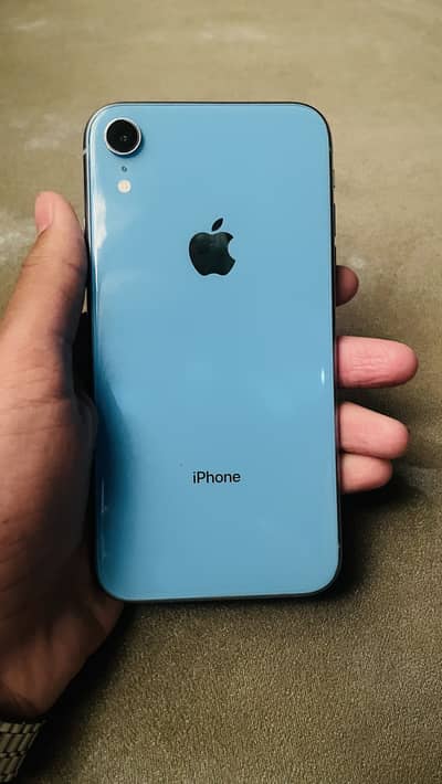 iPhone Xr Blue 64 gb Exchange possible with iPhone se pta