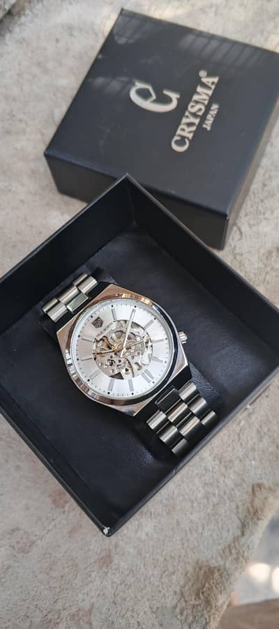 TRUE WORTH original brand new automatic skeleton watch with box