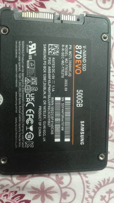 SSD 500gb