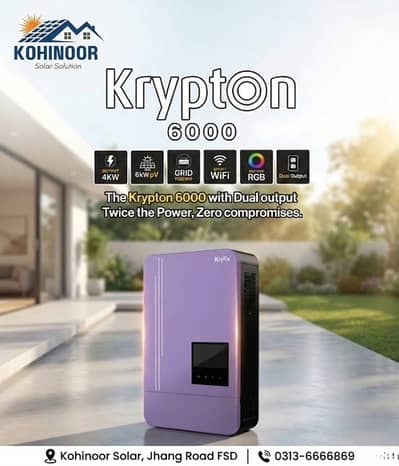 knox krypton pv 6000/knox inverter/solar inverter/solar panels