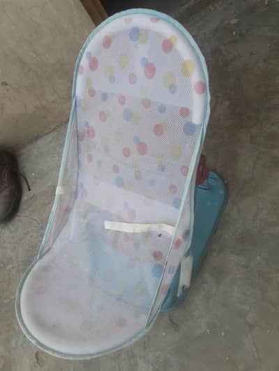 baby bather seat & baby cot