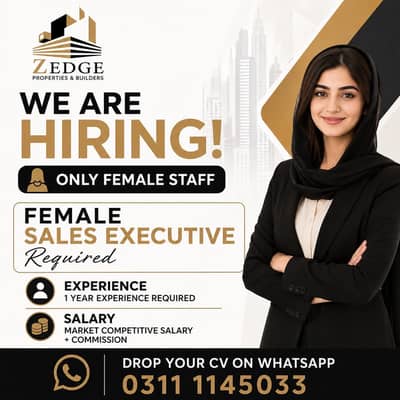 Required Female Sales Executive