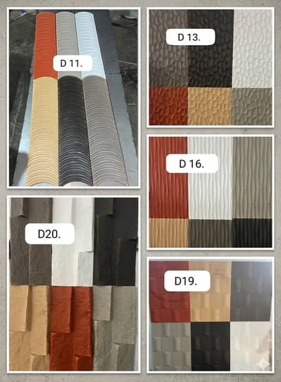 Pu stone- Pu stone wall panel- Exterior Wall Cladding Pu - 3d Pu stone