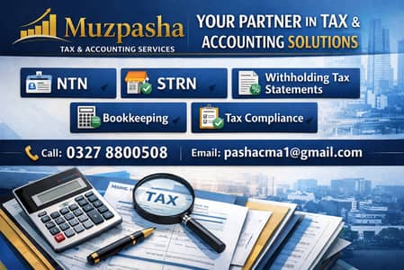 Muzpasha Taxes | Income Tax, Sales Tax & NTN Services