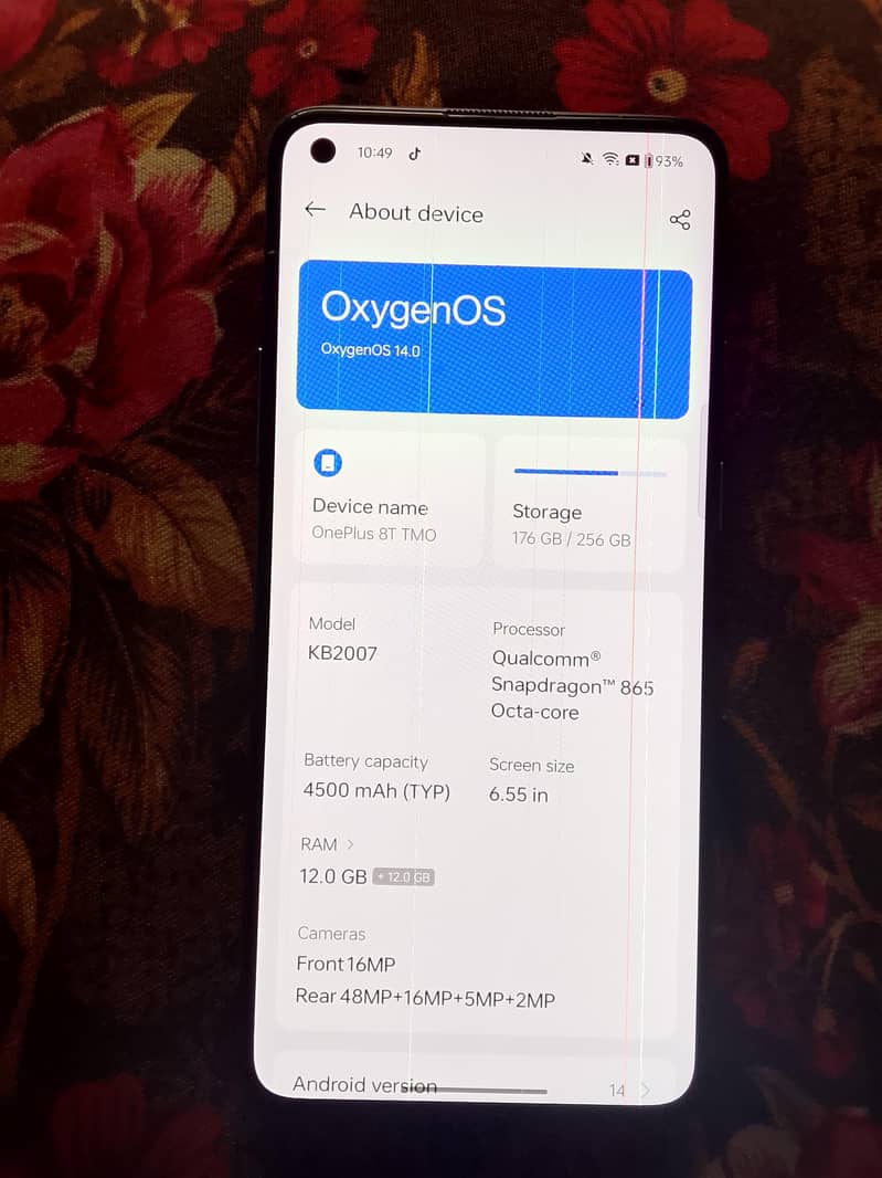 One Plus 8T 10