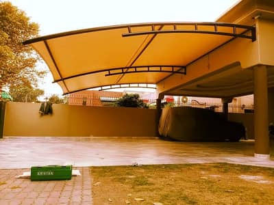 Wall mounted / Porch shade / Pvc tensile fabric / Outdoor garage shade