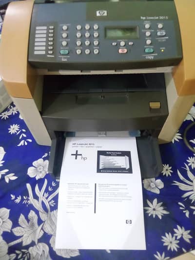 hp laserjet 3015 printer scanner photocopier with new toner cartridge