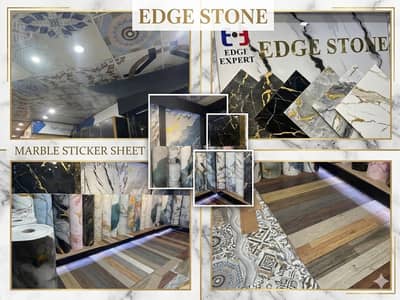 Marble sticker sheet-Marble sheet-Wall sticker-UV PVC marble sheet