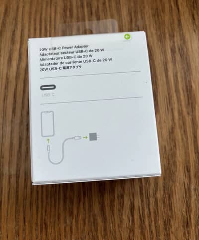 Apple 20 watt adapter from USA with purchase slip 17 pro max 16 pro