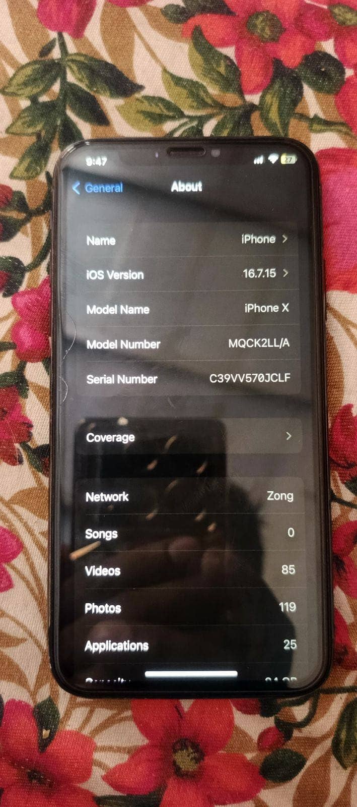 Apple iPhone X 7