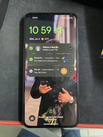 Google Pixel 5 9/128 all ok front and back protect