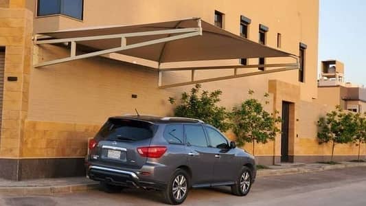 Wall mounted / Porch shade / Pvc tensile fabric / Outdoor garage shed