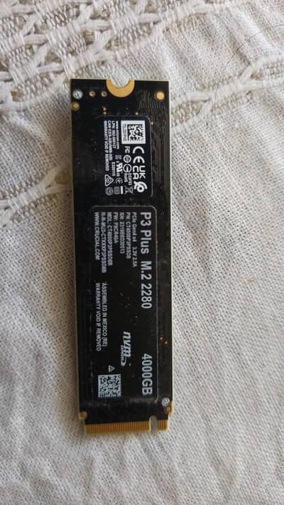4tb NVME 4 Gen like Samaung evo plus