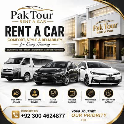 Car Rental Services with out driver, Rent a car, Self Drive rent a car