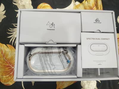 Spectra Dual Compact Portable Electric Breast Pump Set