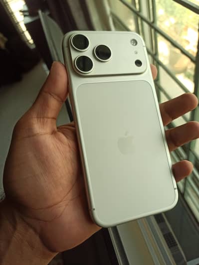 17 pro max silver
