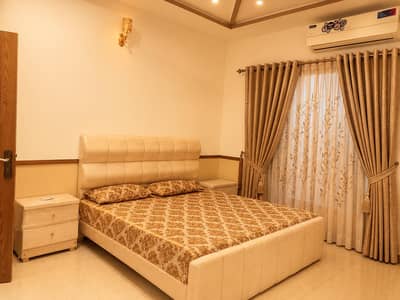 bed,with side tables 3 week used