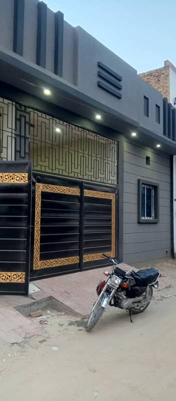 Kiyaban e Ali yazman road 5 mrla single story fuly tile luxury house urgent Sale reasonable rate