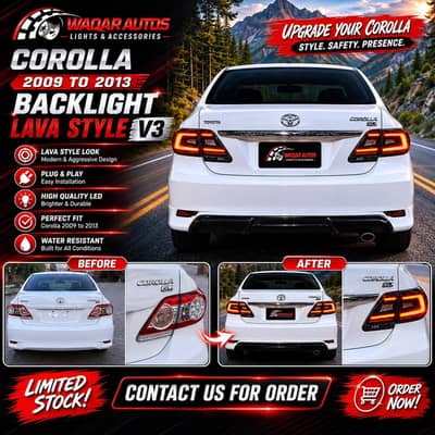 Toyota Corolla 2012 Facelift & Spare Parts