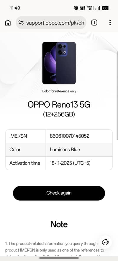 OPPO Reno 13