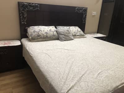 #Wooden king size bed